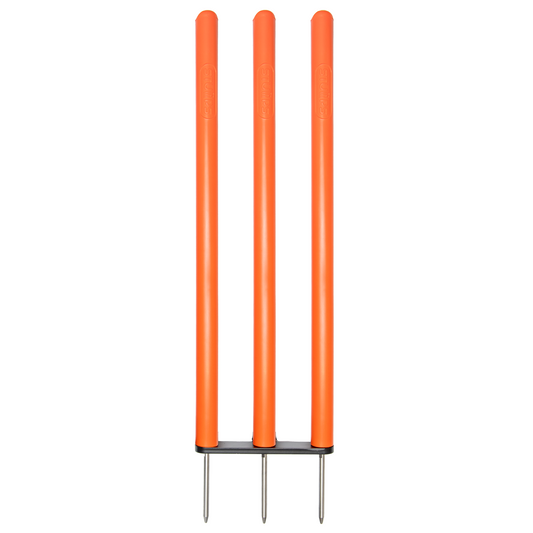 Stumps Proflex Cricket Stumps With Triple Spike - Orange
