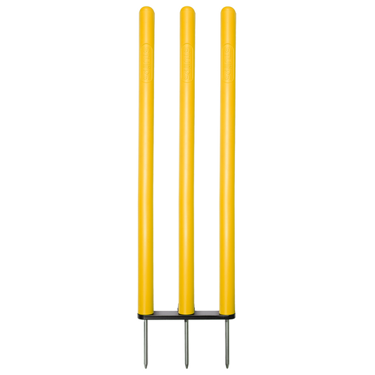 Stumps Proflex Cricket Stumps With Triple Spike - Yellow